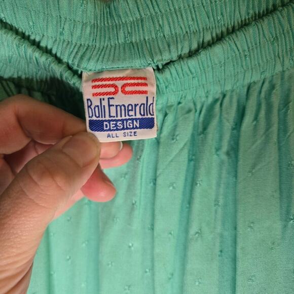 BALI EMERALD DESIGN MINT SET EYELET EMBROIDERY ONE SIZE 0279 - Picture 11 of 12